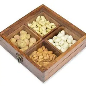 Handcrafted Wooden Spice Box