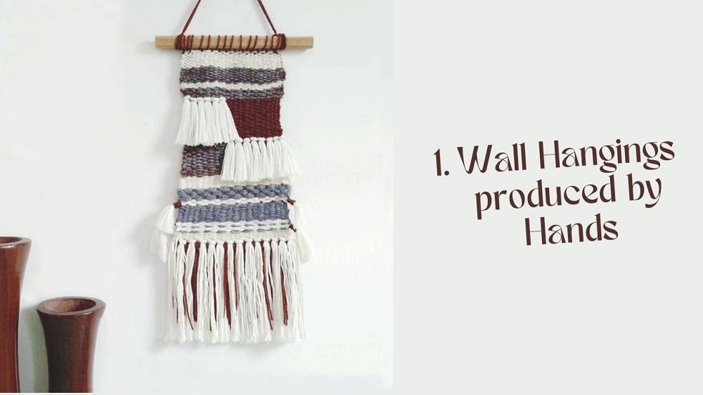 wall hangings produced by hands