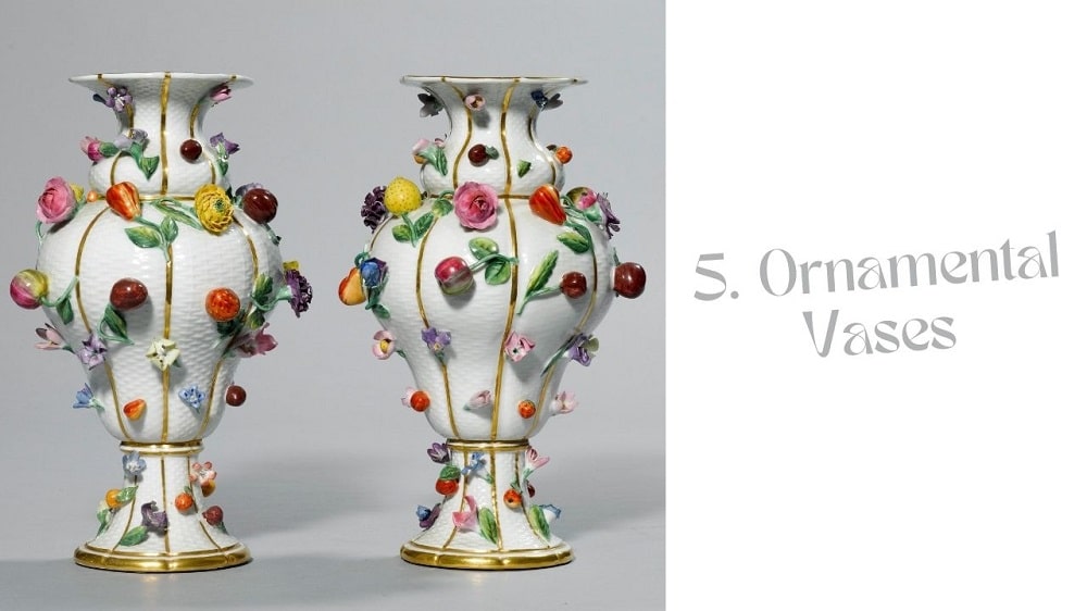 ornamental vases