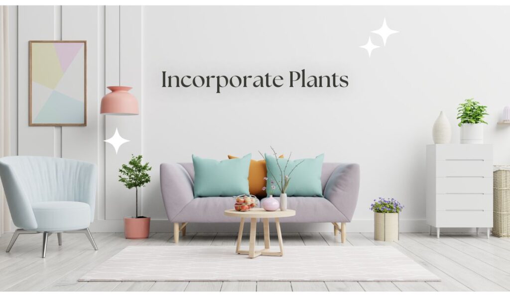 incorporate plants- living room decor ideas