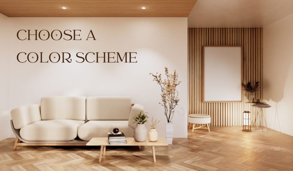 choose a color scheme- living room decor ideas