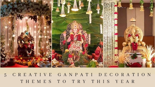 5 creative ganpati decoration