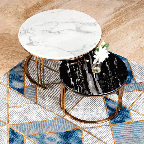 coffee table in marble