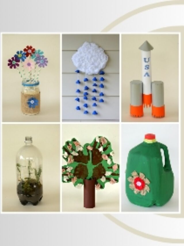 Recycled Crafts for Adults and Kids