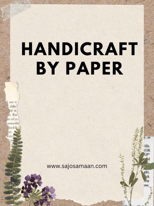 handicraft by paper