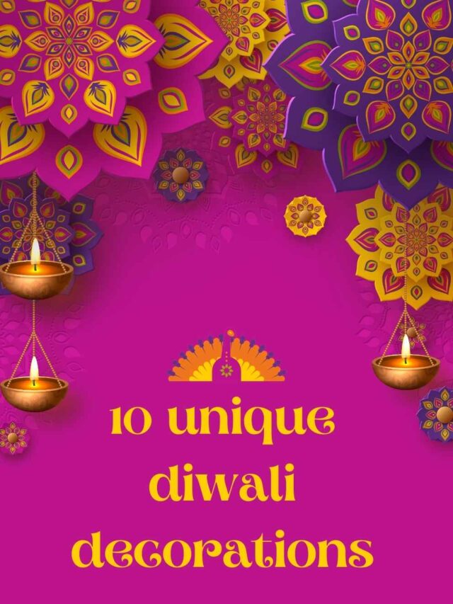 10 unique diwali decoration