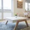Centre Table in White top