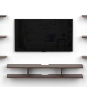 Wall Mounted TV Unit Design by Sajosamaan