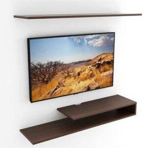 wood wall mounted tv unit