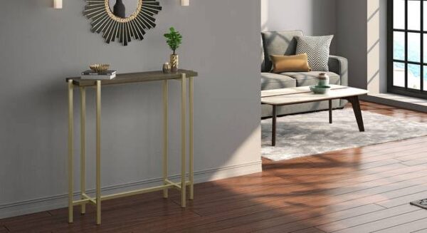 solid wood console table
