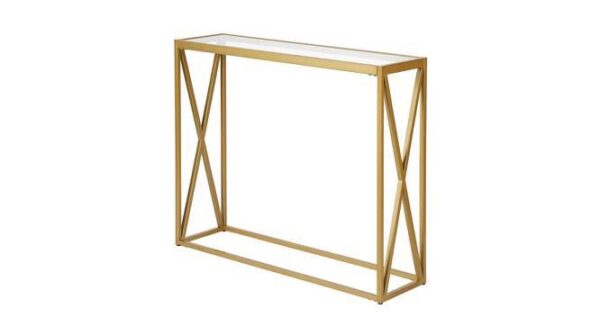 metal console table
