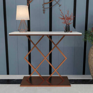 marble top console table