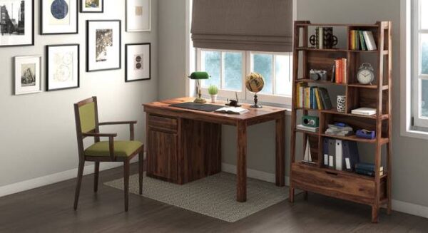 solid wood bookshelf