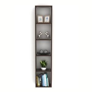 wooden bookshelf
