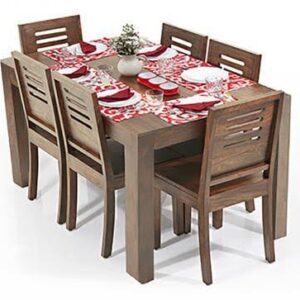 solid wood dining table set