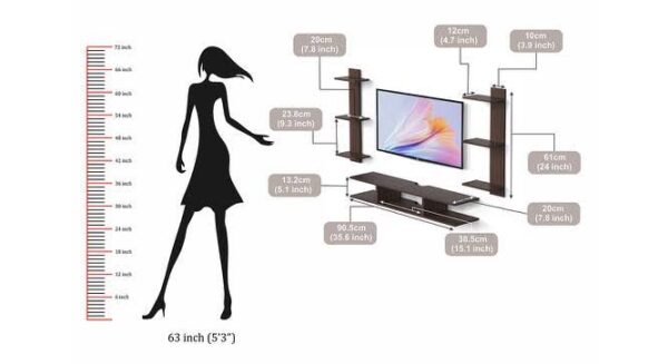 wall mounted tv unit design