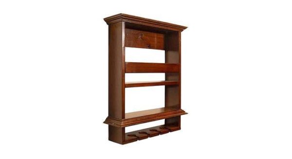 wood wall mounted bar cabinet