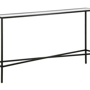 Console Table Black In Powder Coating Finish