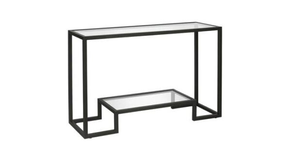 Glass Top Console Table by Sajosamaan