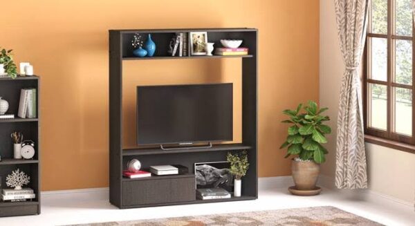 wooden tv unit design