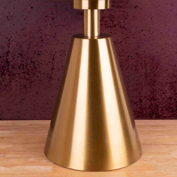 The Golden Sphere Accent Side Table (Stainless Steel)