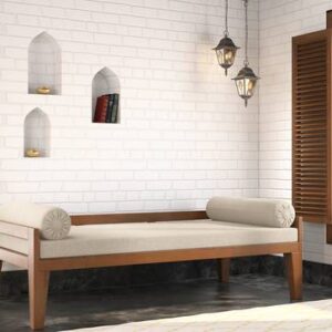 Wood Diwan Design by Sajosamaan
