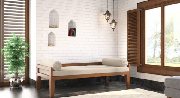 Wood Diwan Design by Sajosamaan