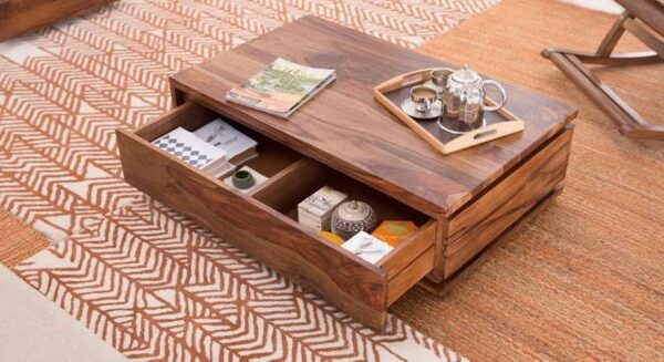 coffee table teak wood