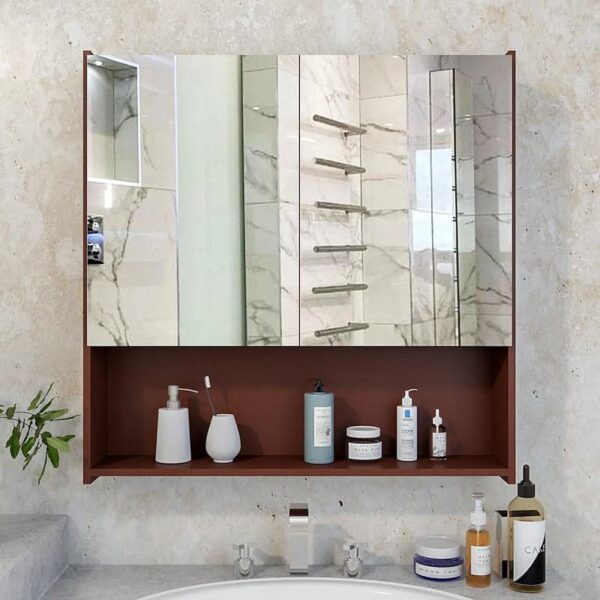 Bathroom Cabinet with Mirror by Sajosamaan