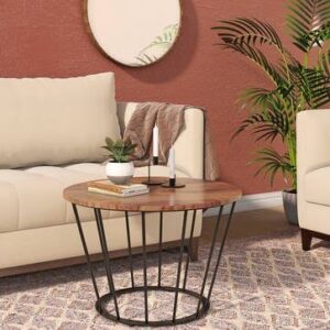 wooden coffee table