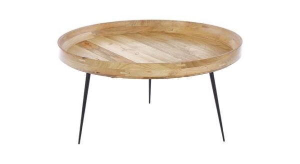 wooden coffee table