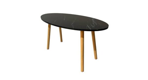 Clara Round Engineered Wood Coffee Table In Laminate Finish