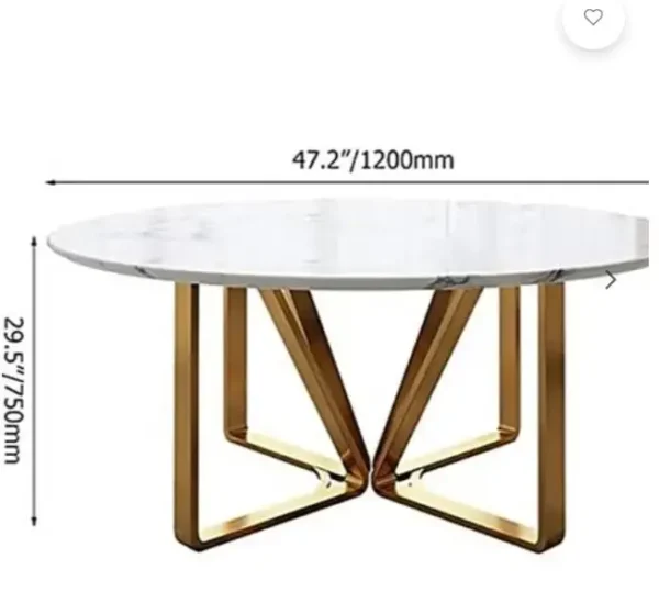 white dining table set