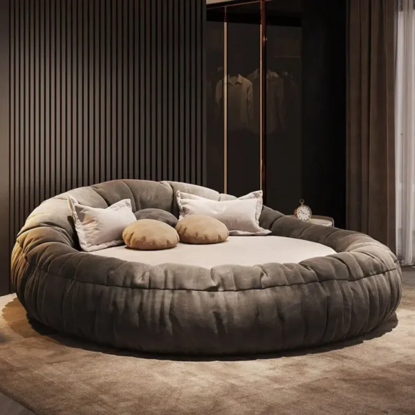 round bed