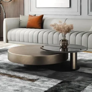 central table design in bronze finish by sajosamaan