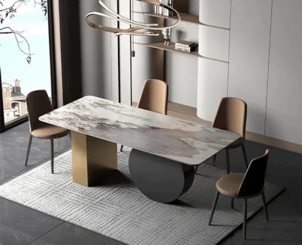 6 seater dining table design