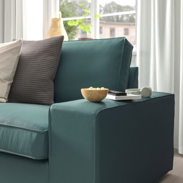 KIVIK 3-seat sofa - Kelinge grey-turquoise