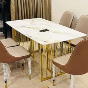 golden dining table