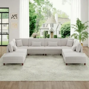 u shaped sofa