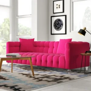 pink sofa