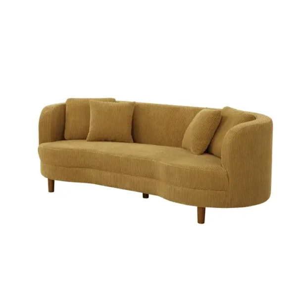 curved sofa