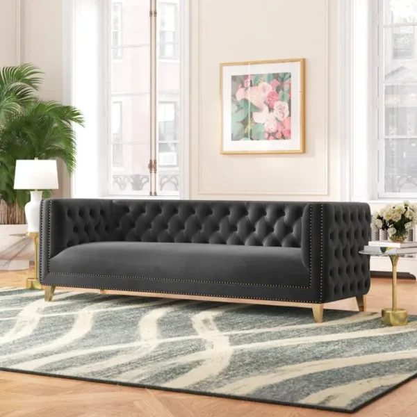velvet sofa