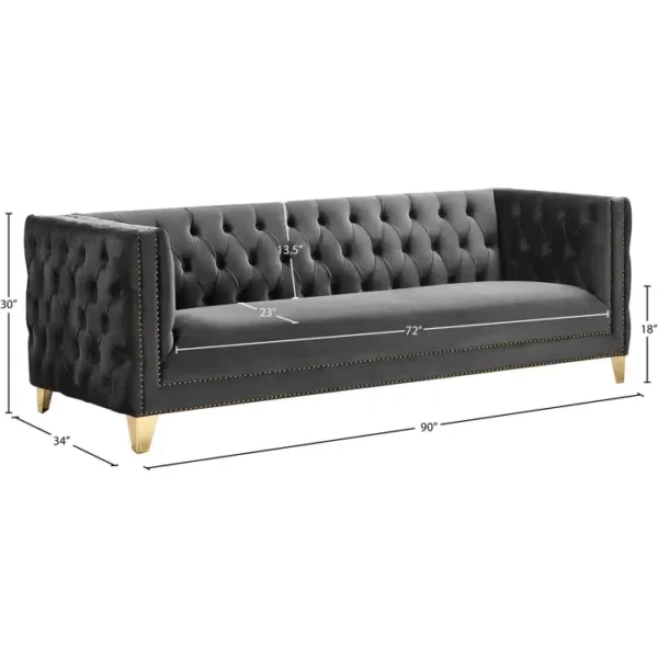 velvet sofa