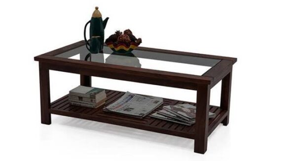 coffee table with glass top