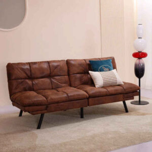 leather futon