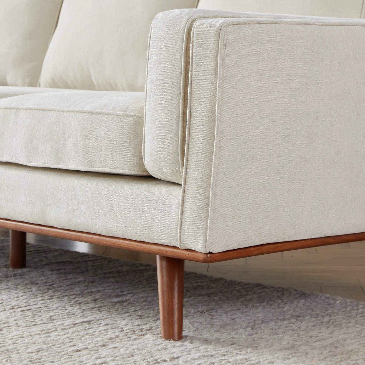 Premium Ivory 3 Seater White Sofa | Modern Design | Free Delivery 4 white sofa