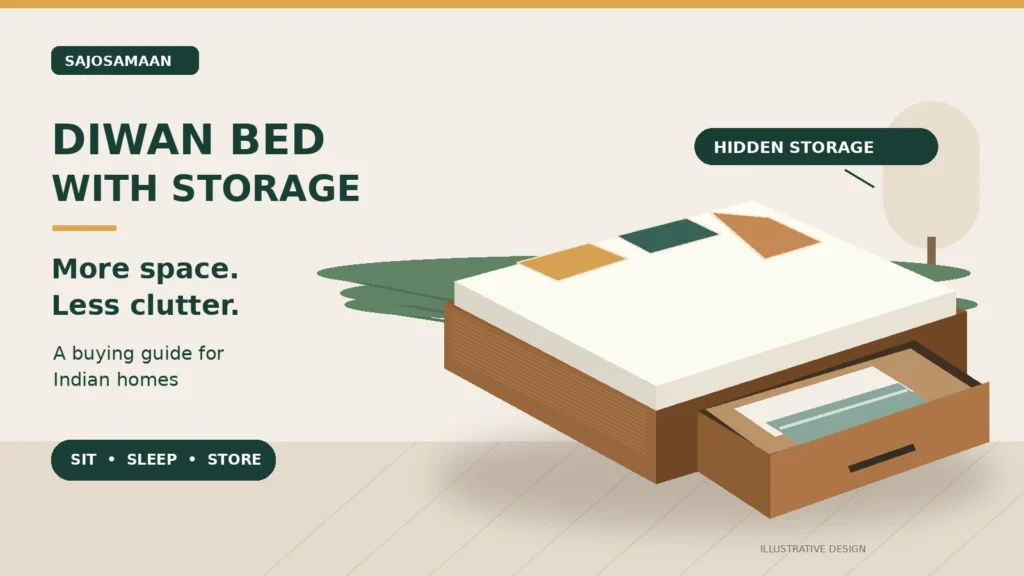 Diwan Bed with Storage: The Complete Buying Guide for Indian Homes (2026) 12 diwan bed with storage