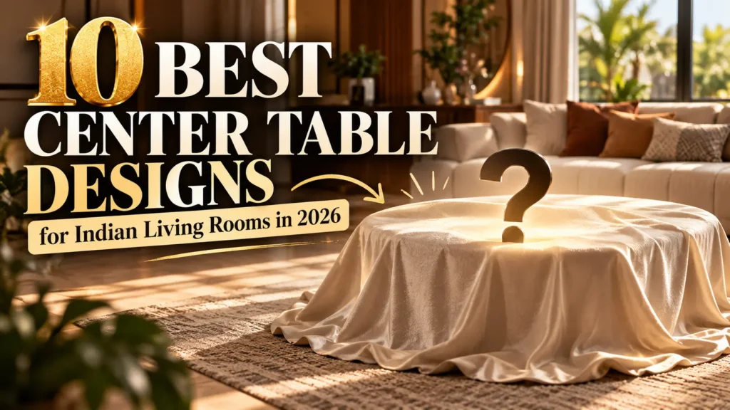10 Best Centre Table Designs for Indian Living Rooms in 2026 1 centre table designs