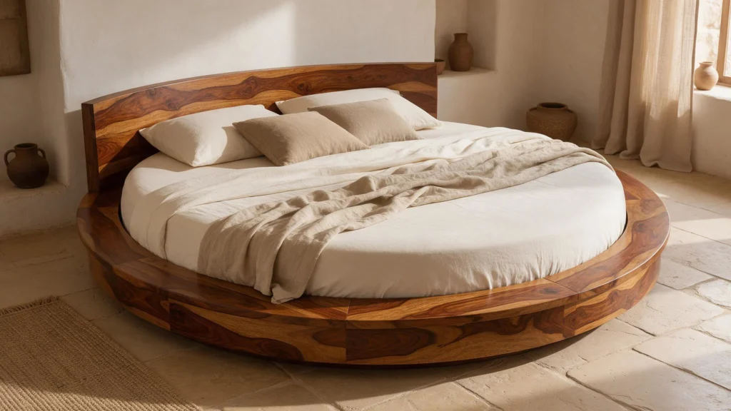 10 Best Round Bed Designs for Indian Bedrooms in 2026 5 round bed designs